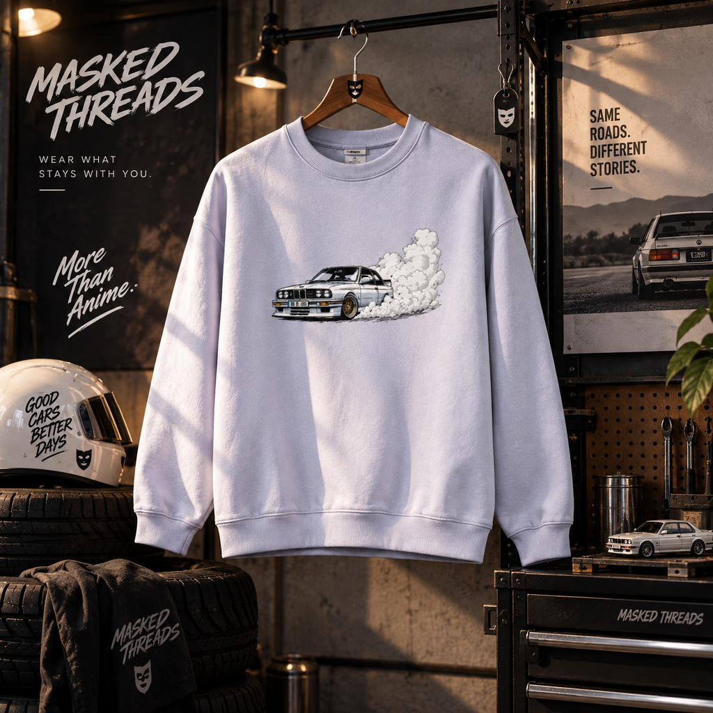 E30 Burnout Oversized Sweatshirt