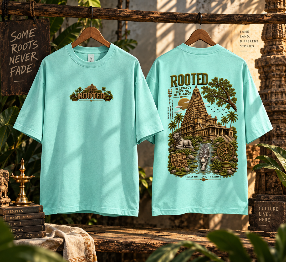 ROOTED — Heritage Oversized T-Shirt